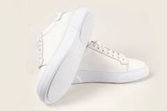 Massa Hakiki Deri Beyaz Sneakers