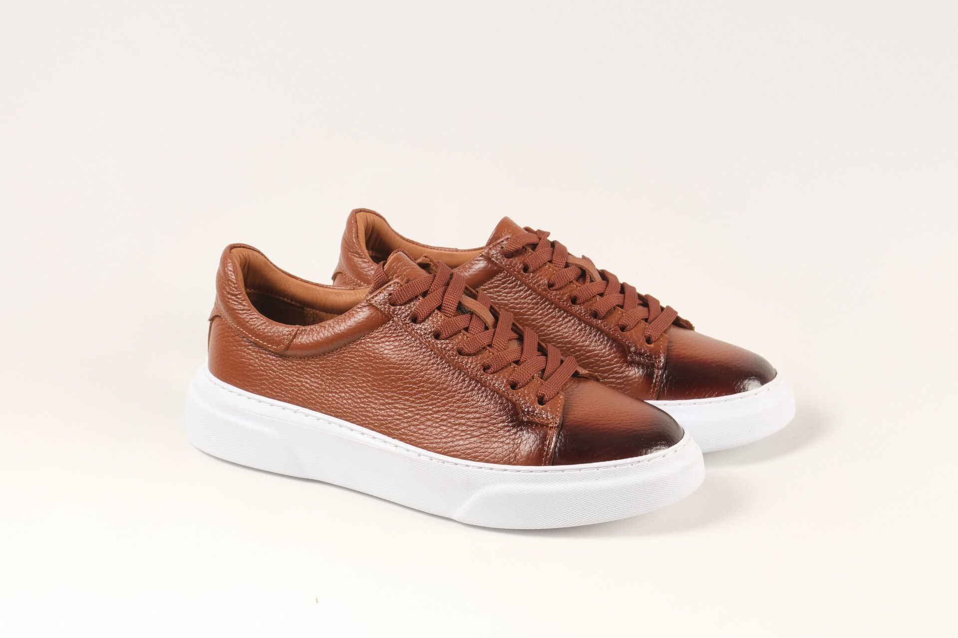 Massa Hakiki Deri Taba Sneakers