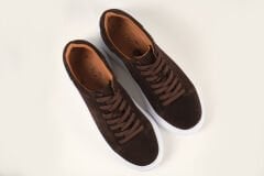 Massa Hakiki Suede Deri Kahve Sneakers