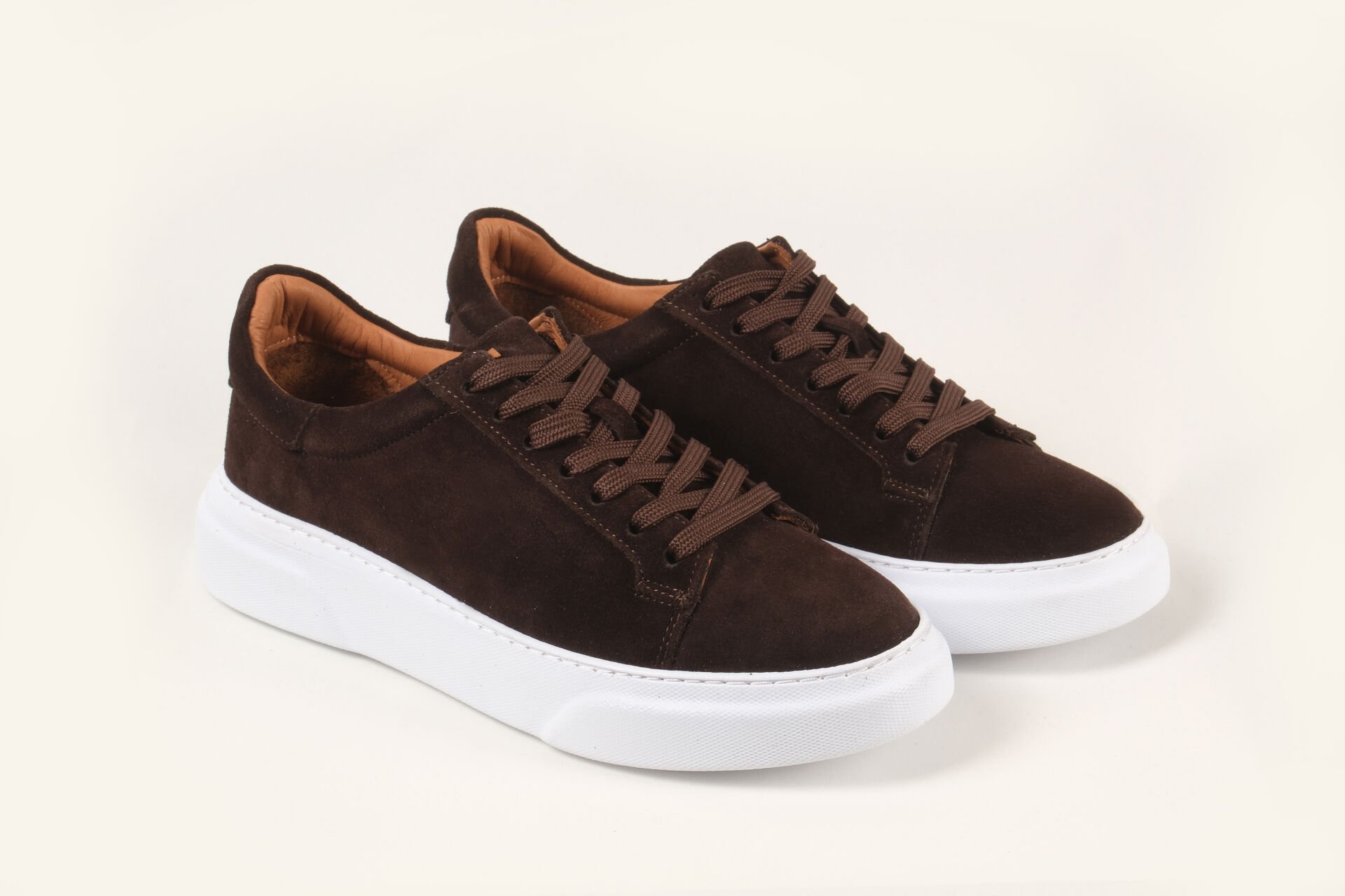 Massa Hakiki Suede Deri Kahve Sneakers