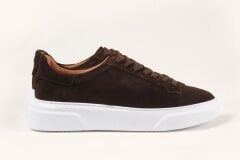 Massa Hakiki Suede Deri Kahve Sneakers