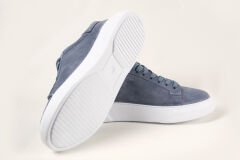 Massa Hakiki Suede Deri Mavi Sneakers