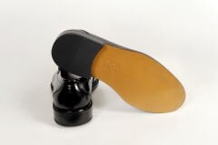 Massa Hakiki Deri Siyah Klasik Ayakkabı