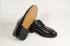 Massa Hakiki Deri Siyah Makosen Ayakkabı