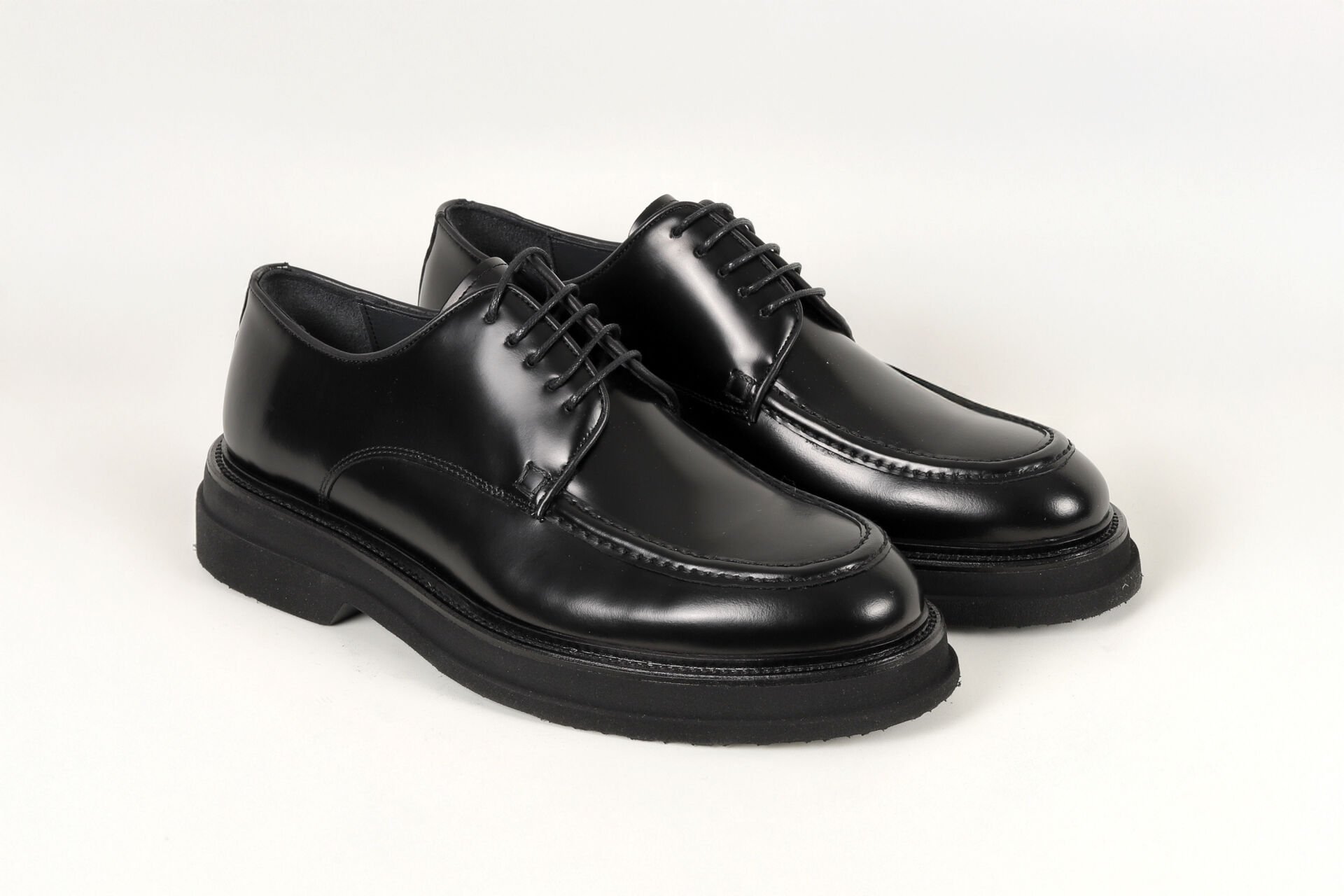 Massa Hakiki Deri Siyah Klasik Ayakkabı