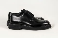 Massa Hakiki Deri Siyah Klasik Ayakkabı