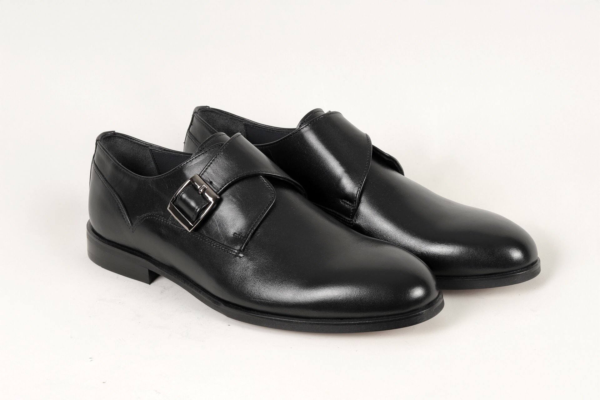 Massa Hakiki Deri Siyah Klasik Ayakkabı