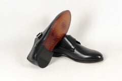 Massa Hakiki Deri Siyah Klasik Ayakkabı