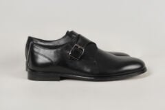 Massa Hakiki Deri Siyah Klasik Ayakkabı