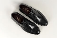 Massa Hakiki Deri Siyah Klasik