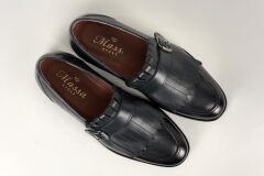 Massa Hakiki Deri Lacivert Makosen