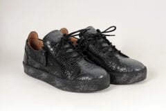 Massa Hakiki Deri Siyah Sneakers