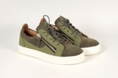 Massa Hakiki Deri Yeşil Sneakers