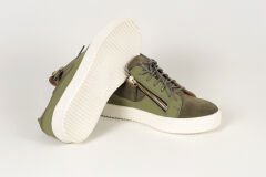Massa Hakiki Deri Yeşil Sneakers