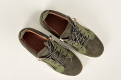 Massa Hakiki Deri Yeşil Sneakers