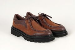 Massa Hakiki Deri Kahve Floter