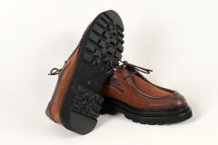 Massa Hakiki Deri Kahve Floter