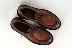 Massa Hakiki Deri Kahve Floter