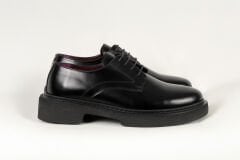 Massa Hakiki Deri Siyah Klasik