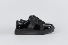 Massa Hakiki Deri Siyah Sneakers