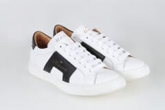 Massa Hakiki Deri Beyaz Sneakers