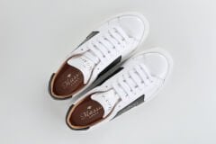 Massa Hakiki Deri Beyaz Sneakers