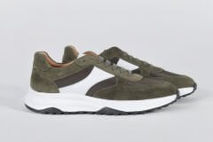 Massa Hakiki Süet Deri Yeşil Sneakers