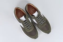 Massa Hakiki Süet Deri Yeşil Sneakers