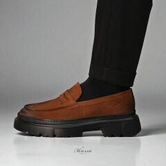 'SARAS' Model Hakiki Süet Deri Casual Ayakkabı