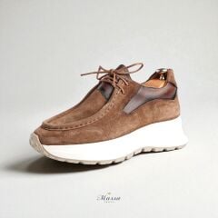 'Daisy' Model Hakiki Deri Sneakers